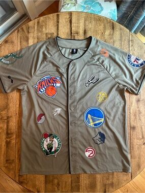 NBA Ultra Game Button-Front Jersey Shirt